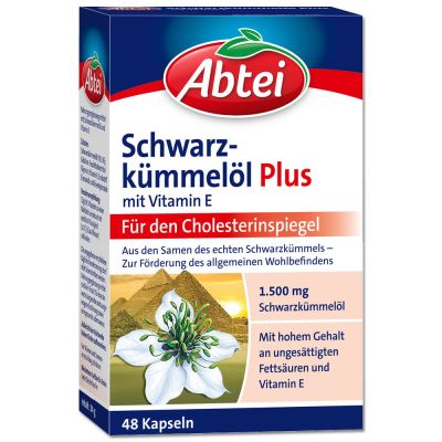 Abtei Schwarzkümmelöl Plus Vitamin E Kapseln
