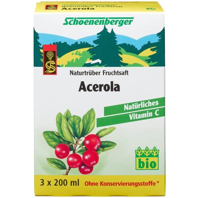 Acerola Saft Schoenenberger Heilpflanzensäfte
