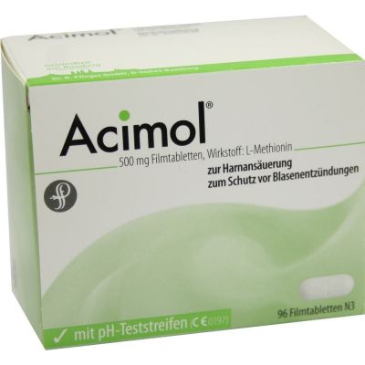 Acimol Filmtabletten mit pH Teststreifen