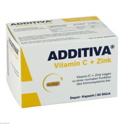 ADDITIVA Vitamin C+Zink Depotkapsel