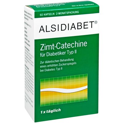 ALSIDIABET Zimt Catechine für Diabetiker Typ II Kapseln