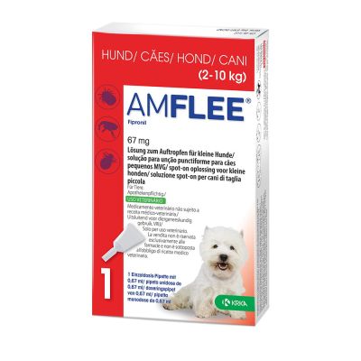 Amflee 67 mg Lösung zum Auftropfen für kleine Hunde