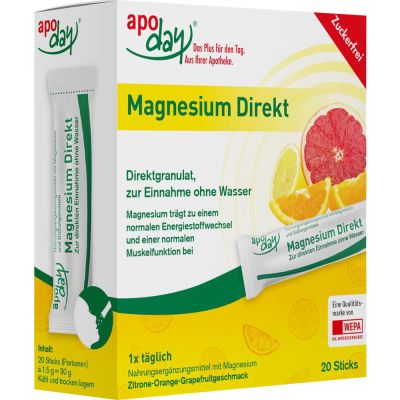 APODAY Magnesium Direkt Sticks