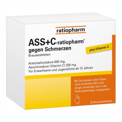 ASS + C-ratiopharm bei Fieber und Schmerzen