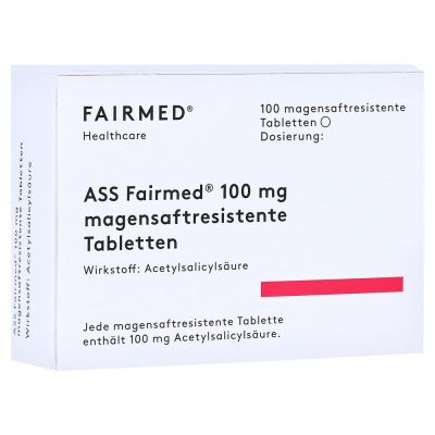 ASS Fairmed 100 mg magensaftres.Tabletten