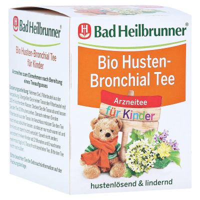 BAD HEILBRUNNER Bio Husten-Bronchial Tee f.Kinder