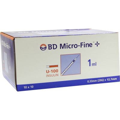 BD Micro-Fine+ U100 Insulin Spritzen 12.7mm