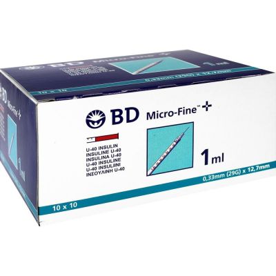 BD Micro-Fine+ U40 Insulin Spritzen 12.7mm