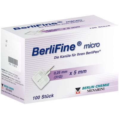 BerliFine micro Kanülen 0,25 x 5 mm