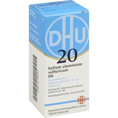 BIOCHEMIE DHU 20 Kalium aluminium sulfuricum D6 Tabletten