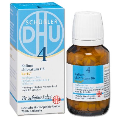 BIOCHEMIE DHU 4 Kalium chloratum D6 Karto Tabletten