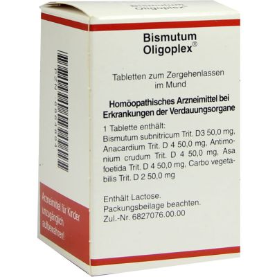 BISMUTUM OLIGOPLEX Tabletten
