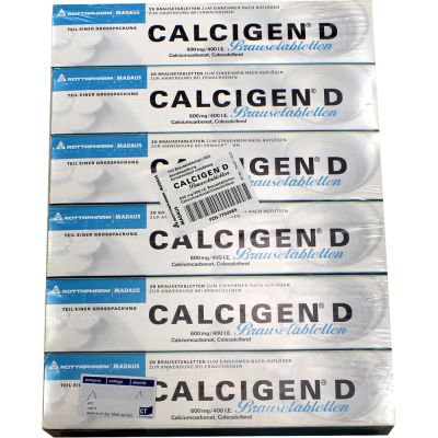 CALCIGEN D 600 mg/400 Brausetabletten internationale Einheit