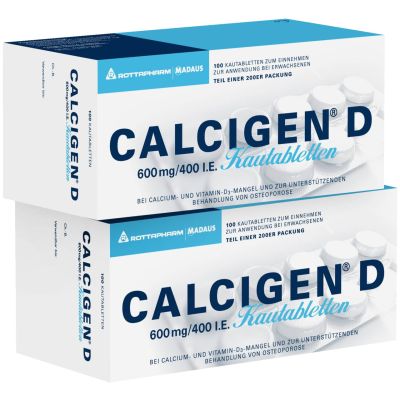 CALCIGEN D 600 mg/400 Kautabletten internationale Einheit