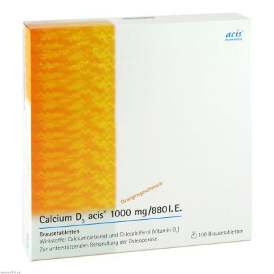 CALCIUM D3 acis 1000 mg/880 Brausetabletten