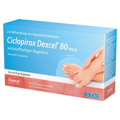 CICLOPIROX Dexcel 80 mg/g wirkstoffhalt.Nagellack