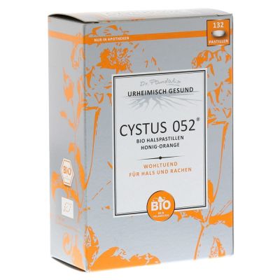 Cystus 052 Bio Halspastillen Honig-Orange bei Halsschmerzen