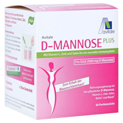 Avitale D-MANNOSE PLUS mit Vitamin C, Zink und Selen