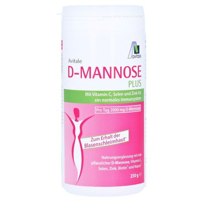 Avitale D-MANNOSE PLUS Pulver mit Vitamin C, Zink und Selen