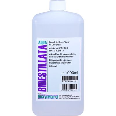 Aqua Bidestilata - Doppelt destilliertes Wasser