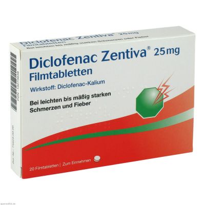 DICLOFENAC Zentiva 25 mg