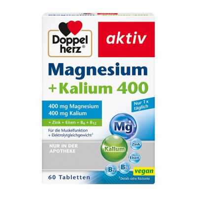 Kalium 400 Für die normale Muskelfunktion und das no Doppelherz Magnesium 