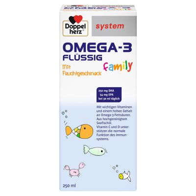 DOPPELHERZ Omega-3 family system flüssig