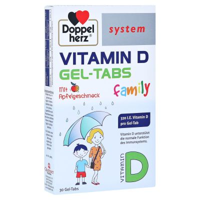 DOPPELHERZ Vitamin D Gel-Tabs family system