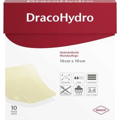 DracoHydro hydrokolloider Wundverband 10x10cm