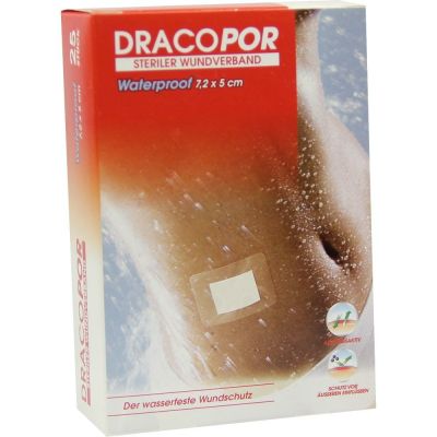 Dracopor Waterproof Wundverband 5cm x 7.2cm (steril)