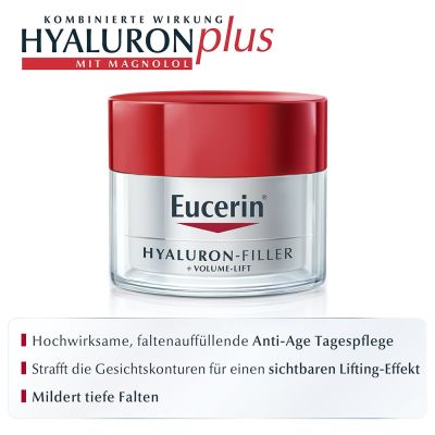 Eucerin Hyaluron-Filler + Volume-Lift Tagespflege für normale Haut bis Mischhaut