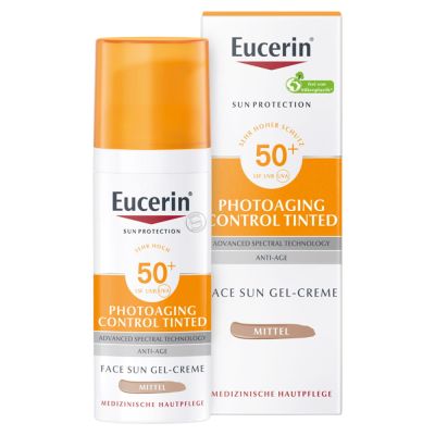 Eucerin Photoaging Control Face Sun CC Creme getönt LSF 50+ mittel