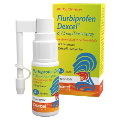 FLURBIPROFEN Dexcel 8,75 mg/Dos.Spray Mundhöhle