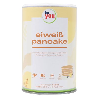 FOR YOU eiweiss pancakes Vanille Pulver