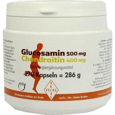 Glucosamin 500mg + Chondroitin 400mg Kaps.