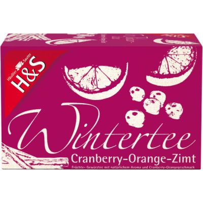 H&S Wintertee Cranberry-Orange-Zimt