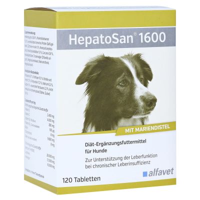 HEPATOSAN 1600 Ergänzungsfutterm.Tab.f.Hund/Katze