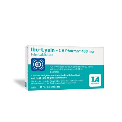 IBU-LYSIN 1A Pharma 400 mg Filmtabletten