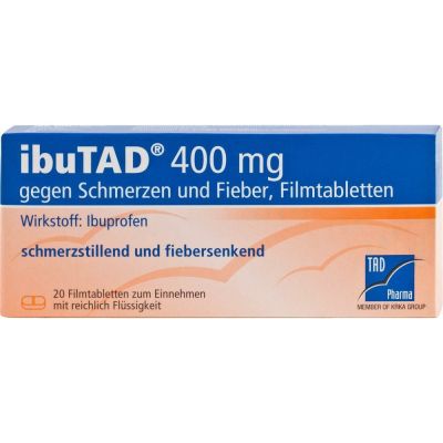 ibuTAD 400mg gegen Schmerzen und Fieber