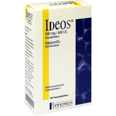IDEOS 500 mg/400 Kautabletten internationale Einheit