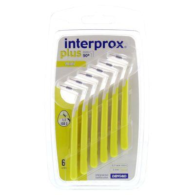 INTERPROX plus mini gelb Interdentalbürste