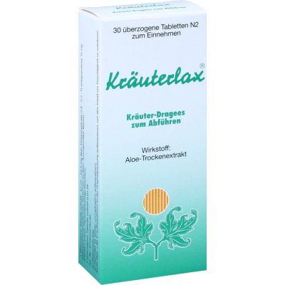 Kräuterlax DR.HENK 15mg Kräuter-Dragees zum Abführen