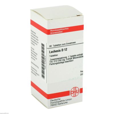 LACHESIS D 12 Tabletten