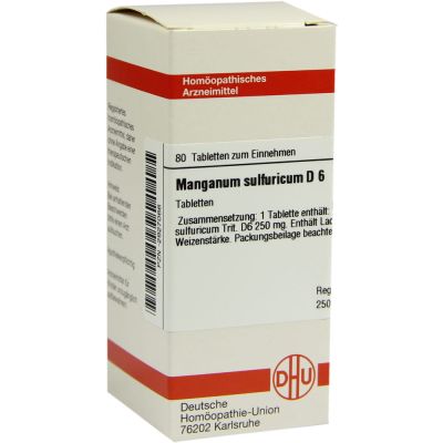 Manganum sulfuricum D6 Tabletten