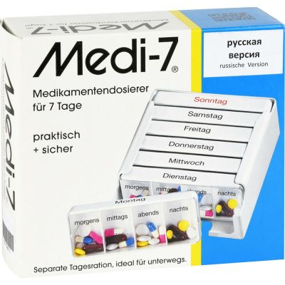 MEDI 7 Medikamentendos.f.7 Tage weiss russ.Version