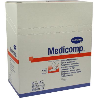 Medicomp Kompressen 10x10 cm steril