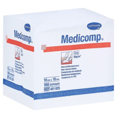 Medicomp Kompressen 10x10 cm unsteril