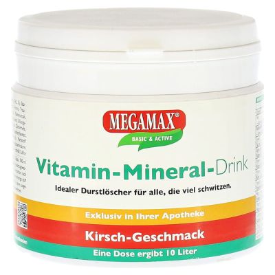 MEGAMAX Vita Mineral Drink Kirsche Pulver