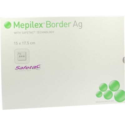 MEPILEX Border Ag Schaumverb.15x17,5 cm steril