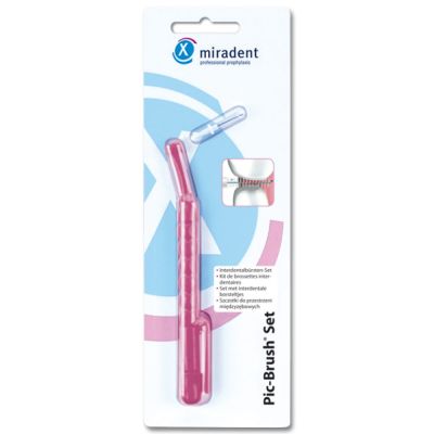 Miradent Pic-Brush Set  xx-fine pink